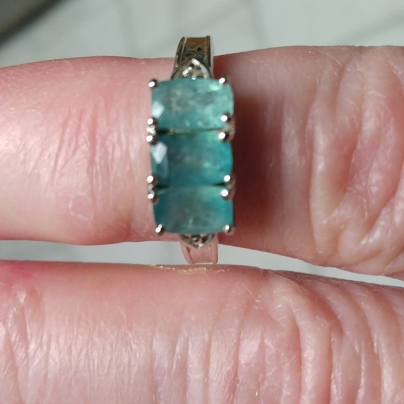 Stamped .925 Grandiderite Ring - Picture 3 of 4